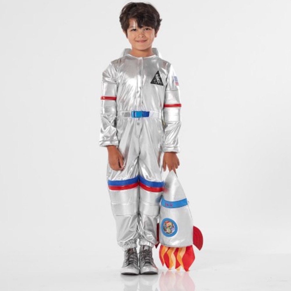 Pottery Barn Kids Light-Up Astronaut Halloween Costume (NWT)